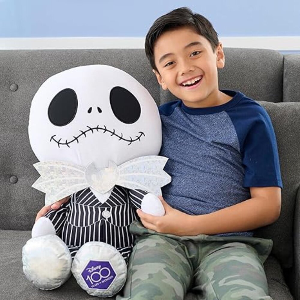 Disney 100 Years of Wonder Jack Skellington Large Plush 30" RARE NIB with Box